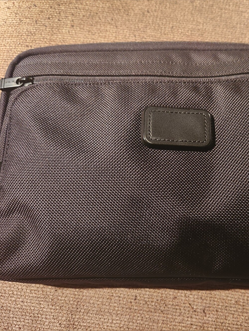 Tumi Black Nylon Laptop Organizer Sleeve